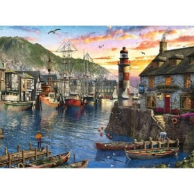 Puzzle Port La Rasarit, 500 Piese Ravensburger - 1